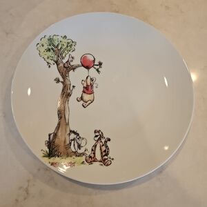 DISNEY Winnie The Pooh Exploring Classic Dinner Plate 10 5/8" 95 Years NEW